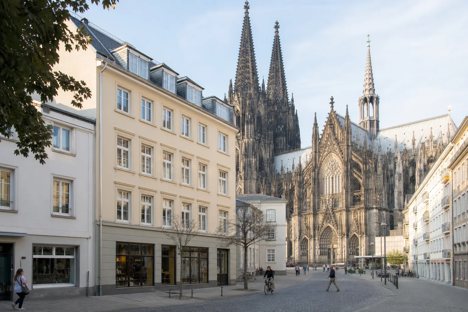 Wohn- und Geschäftshaus in einer deutschen Domstadt